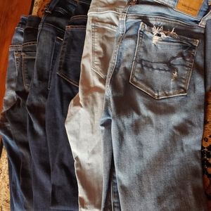 5 pairs AE 1 pair Delia's jeans bundle